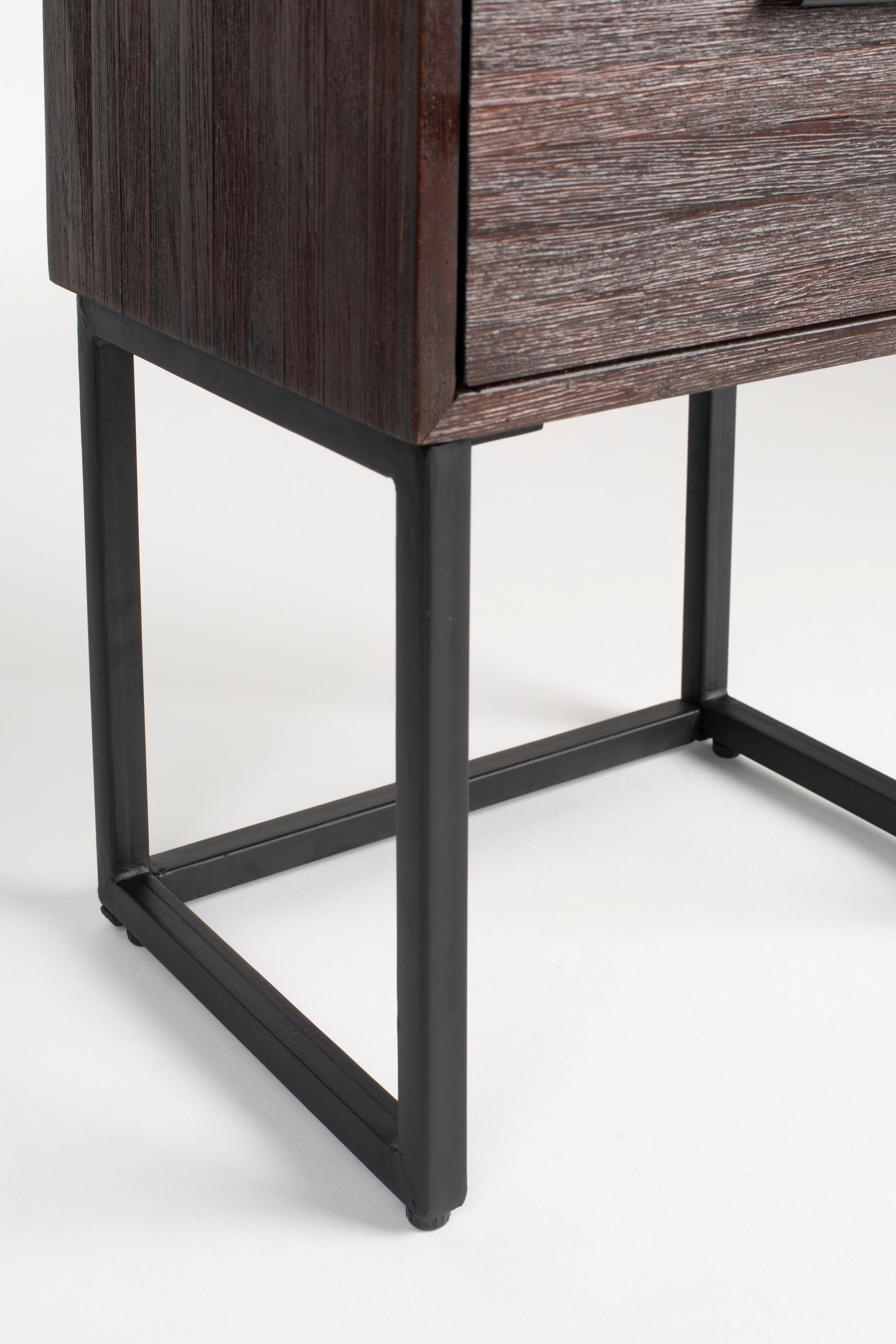 Webster Brown Teak Wood Bedside Table